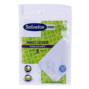 Salvelox Med Maxi Cover Dressings 76x54 mm 5 Units