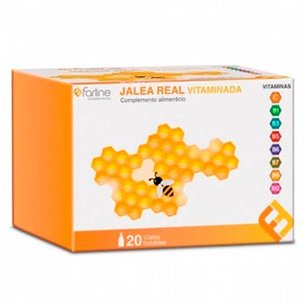 Farline Geleia Real Vitaminizada 20 Frascos 10 ml