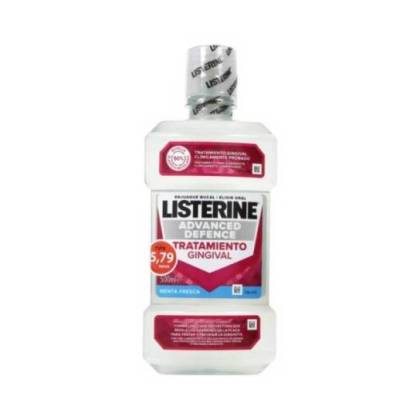 Listerine Advanced Defence Frische Minze Zahnfleischbehandlung 500 Ml