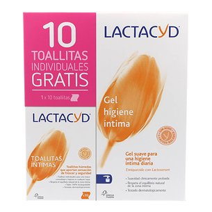Lactacyd Gel Íntimo 400 ml 10 Lenços Umedecidos