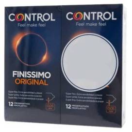 Control Kondome Finissimo Original 12 Einheiten + 12 Einheiten Promo