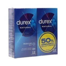 Durex Preservativos Natural Classic 2x12 Uds Promo