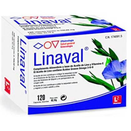 Linaval Flaxseed Oil 120 Capsules
