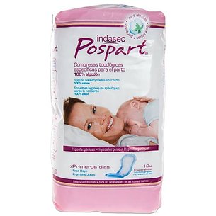 Indasec Postpartum First Days 12 Einheiten