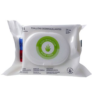Lenços demaquilantes Interapothek com Aloe Vera, 24 unidades