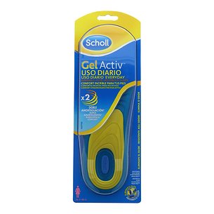 Scholl Gelactiv Uso Diario Mujer N355405 1 Par