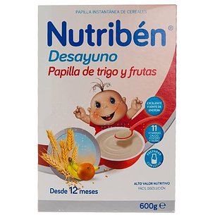 Nutriben Frühstück Weizen und Obst 600 g