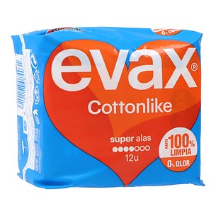 Evax Cottonlike Super Alas 14 Uds