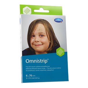 Sutura cutânea autoadesiva Omnistrip 6 mm X 76 