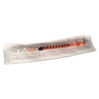 Pic Syringe Insulin Orange 1ml 16-5 Needle 1 Unit
