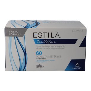 Estila 60 Lenços umedecidos estéreis para pálpebras