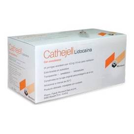 Cathejell Gel Com Lidocaína Lubrificante Para Cateteres 12.5 G 25 Unidades