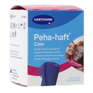 Atadura autoadesiva Pehahaft 6cm X 4m Azul Hartma