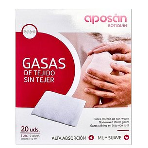 Aposan Gasa Esteril Tejido Sin Tejer Compresas 1