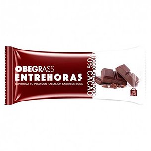 Barras Entrehoras Obegrass 30 g Chocolate Amargo