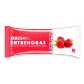 Obegrass Entrehoras Barritas 30 g Chocolate Blanco Y Frutos Rojos 20 Uds
