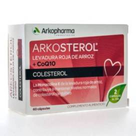 Arkosterol Levedura Vermelha Arroz E Coenzima Q10 60 Cápsulas