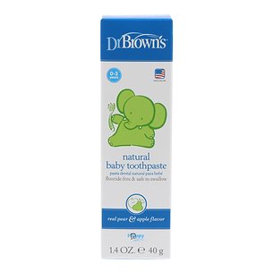 Creme dental natural para bebês Dr. Brown 40 