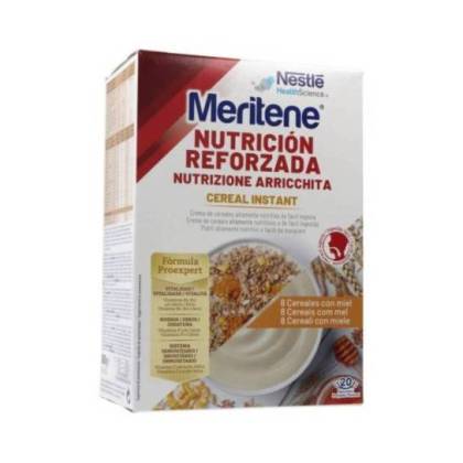 Meritene Cereal Instant 8 Cereales Con Miel 2 X 300 g