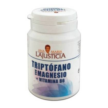 Triptófano Magnésio Vitamina B6 60 Comprimidos Lajusticia