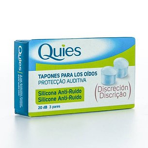 Quies Tapones Para Oidos Silicona Antiruido 6 Un