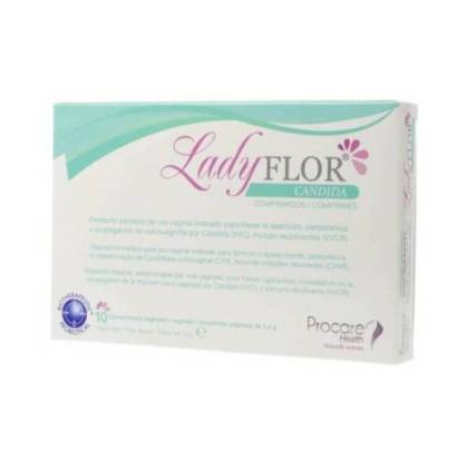 Ladyflor Candida 1,3g 10 Vaginal Tablets