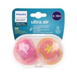 Silicone Pacifier Philips Avent Ultra Air 6-18m 2 Units