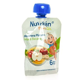 Nutriben Fruta Go Apple and Banana 90 g