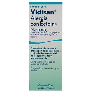 Vidisan Alergia com Ectoína 10 ml