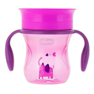 Chicco Vaso Perfect 360 12m Niña 200ml