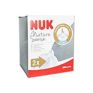 Nuk Tetina Silicona Anticolico Nature Sense 2l 2