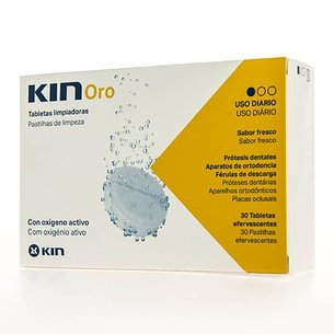 Pastilhas de limpeza Kin Oro 30 unidades