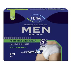 Tena Men Premium Fit Maxi S/m Level 4 12 Units