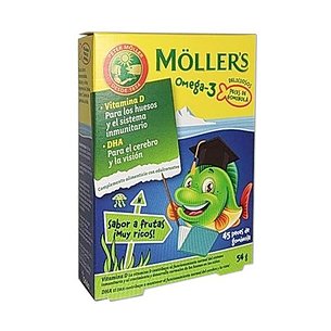 Mollers Omega 3 45 Gummies