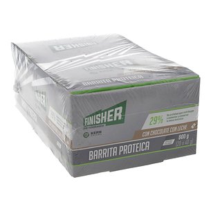 Barras de proteína de chocolate ao leite Finisher 