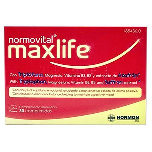 Normovital Maxlife 30 Comps