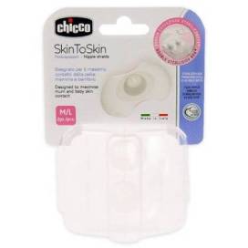 Chicco Silicone Nipple Shields 2 Units Size M/l