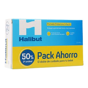 Pomada para Fraldas Halibut Dermo H Promoção Dupla