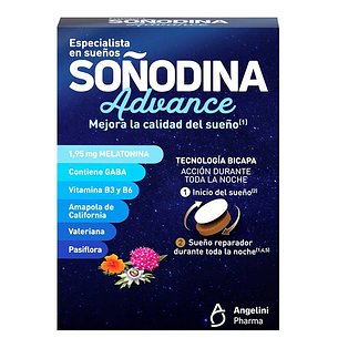 Soñodina Advance Melatonina Bicapa Angelini 60 C