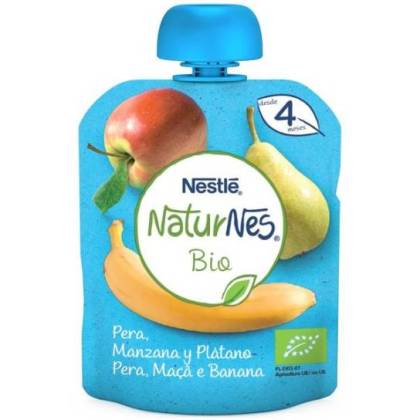 Nestle Naturnes Bio Pera Maçã E Banana 90 G