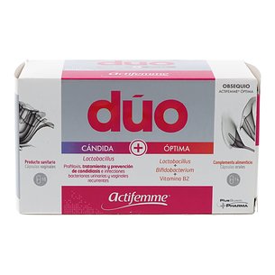 Actifemme Duo 10 Caps Vaginales 14 Caps Orales