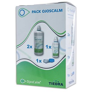 Ojoscalm Pack 2x360ml 60ml Estojo para Lentes Promo