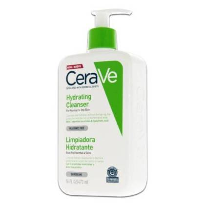 Cerave Feuchtigkeitspenende Reinigungslotion Für Normales Und Trockene Haut 473 Ml