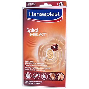 Hansaplast Spiral Heat Adaptável 4 Unidades