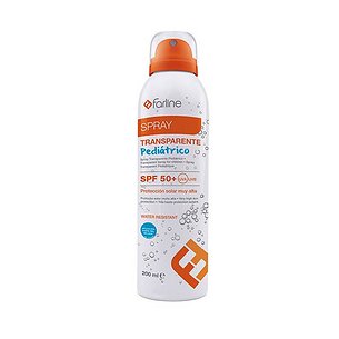 Spray Solar Infantil Transparente Farline FPS 50 200 ml