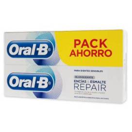 Oral B Encias&esmalte Repair Blanqueante 2x100ml Promo