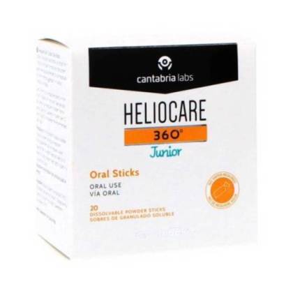 Heliocare 360 Junior Oral Sticks 20 Saquetas