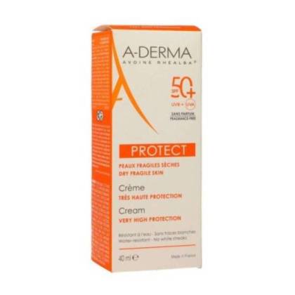 A-derma Protect Creme De Protecção Muito Elevada Spf50+