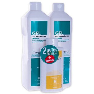 Inibsa Gel Dermatológico 2x1000ml + Champú 200 ml Promo
