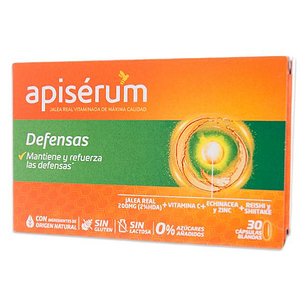 Apiserum Defesas 30 Cápsulas